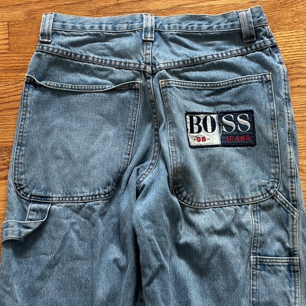 Vintage Y2K Boss America  Baggy Jeans Light Wash Mens Size 34x32 Hip Hop